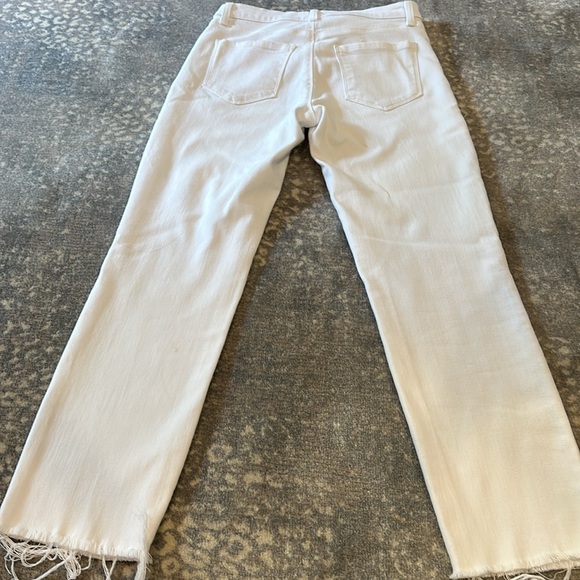 LAGENCE CROPPED SLIM WHITE JEAN SIZE 25 - Picture 7 of 8
